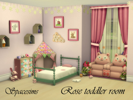 Rose toddler room by spacesims at TSR