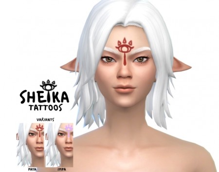 Sheika Tattoos by Meihyr at SimsWorkshop
