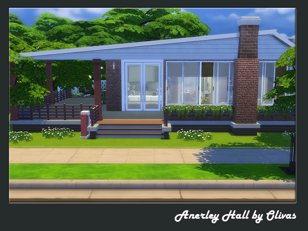 Sims 4 Anerley Hall house by olivas at TSR