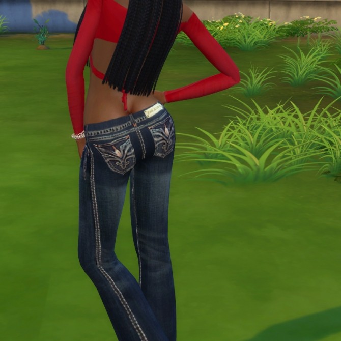Sims 4 Boot Leg Jeans by katetblue77 at Mod The Sims