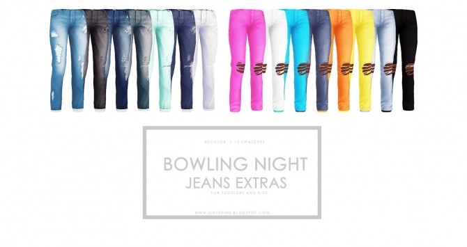 Sims 4 BN Skinny Jeans Extras at Onyx Sims