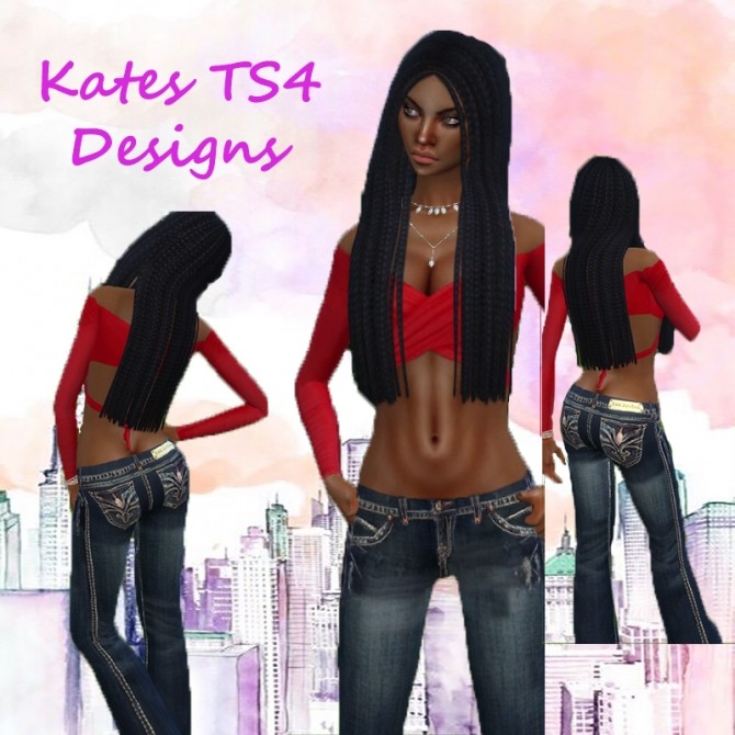 Sims 4 Boot Leg Jeans by katetblue77 at Mod The Sims