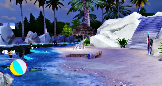 Sims 4 Beach House at Lily Sims