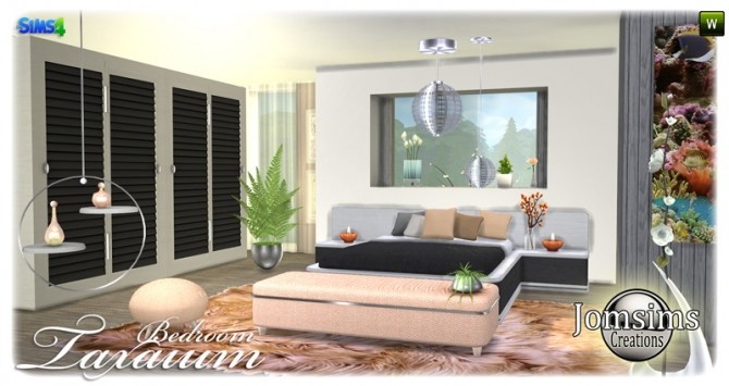 Sims 4 Taxaium Bedroom at Jomsims Creations
