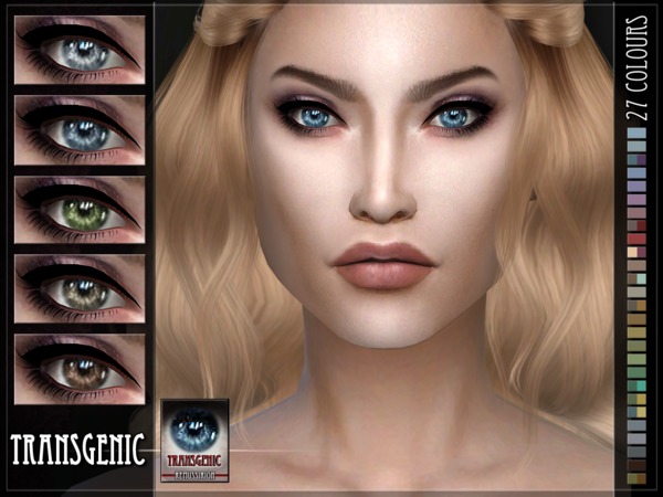 Sims 4 Transgenic Eyes Default & Facepaint by RemusSirion at TSR