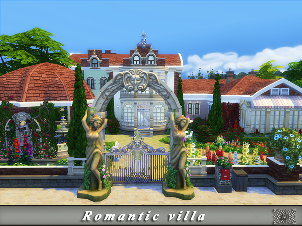 Sims 4 Romantic villa by Danuta720 at TSR