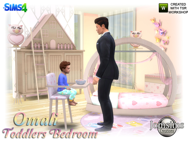 Sims 4 Omali Toddlers Bedroom by jomsims at TSR
