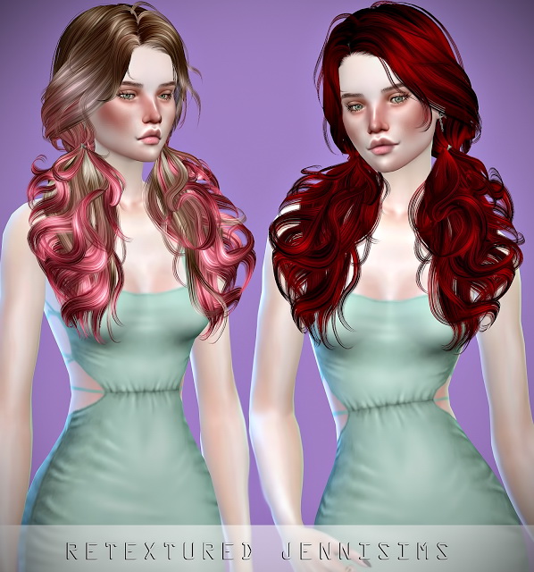 Sims 4 Newsea CandyBar Hair retexture at Jenni Sims