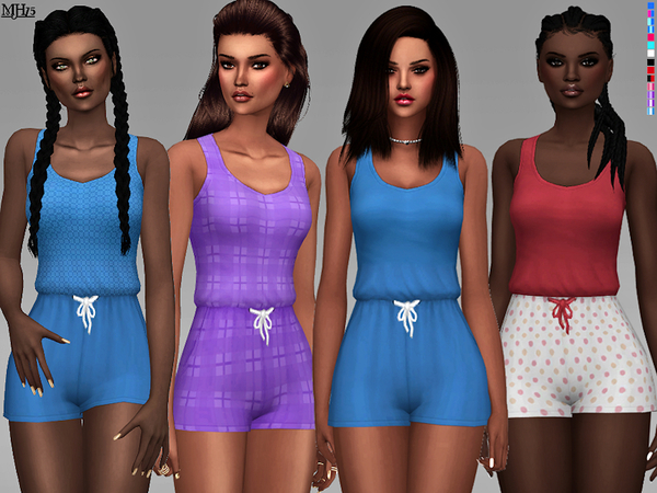 Sims 4 Casual Romper by Margeh 75 at TSR