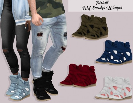 Pixicat IM Sneaker Wedges at Lumy Sims