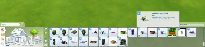 Sims 4 Aloha Pineapples by Snowhaze at Mod The Sims