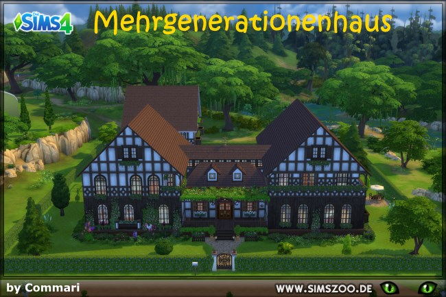 Sims 4 Moregeneration house by Commari at Blacky’s Sims Zoo