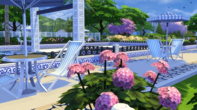 Sims 4 Olympian Pool Club and Gym by Snowhaze at Mod The Sims