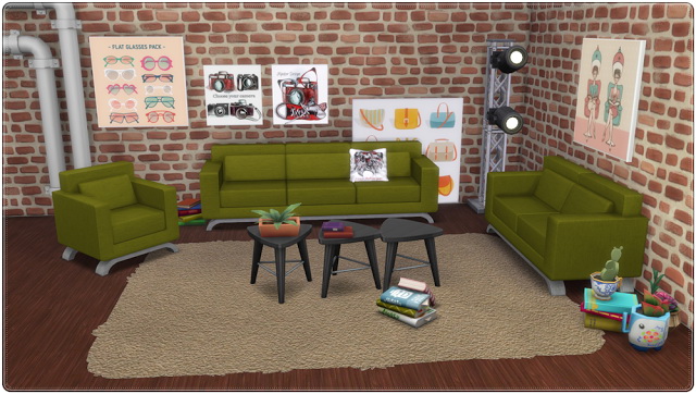 Sims 4 Modern Couch Set TS3 to TS4 Conversion at Annett’s Sims 4 Welt