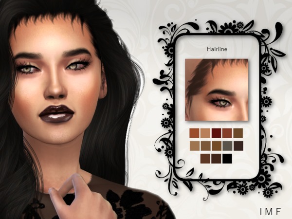 Sims 4 IMF Hairline N.01 by IzzieMcFire at TSR