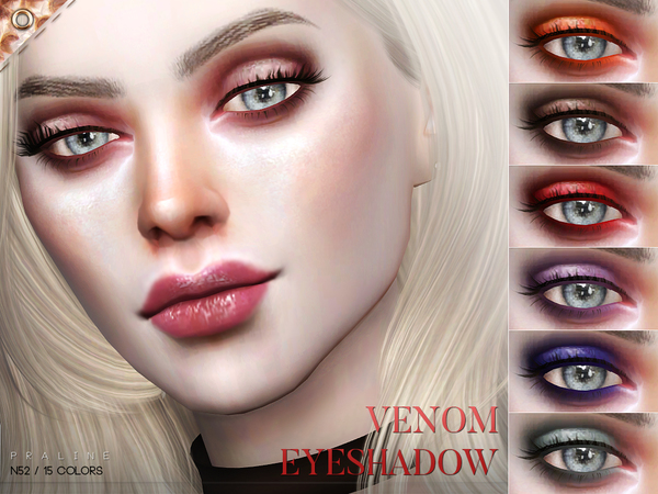 Sims 4 Venom Eyeshadow N52 by Pralinesims at TSR