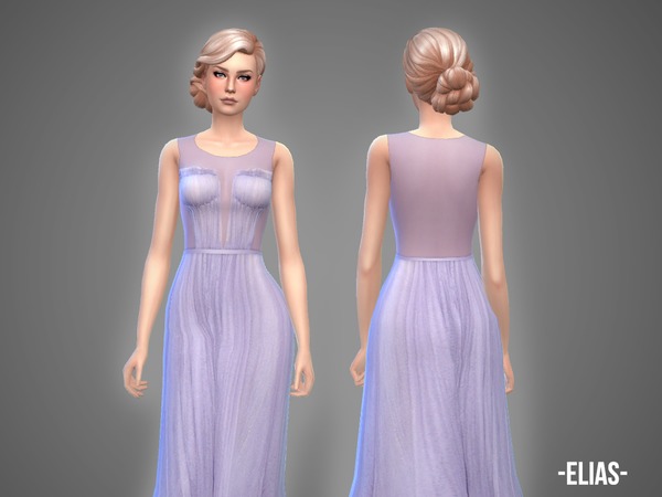 Sims 4 Elias gown by April at TSR