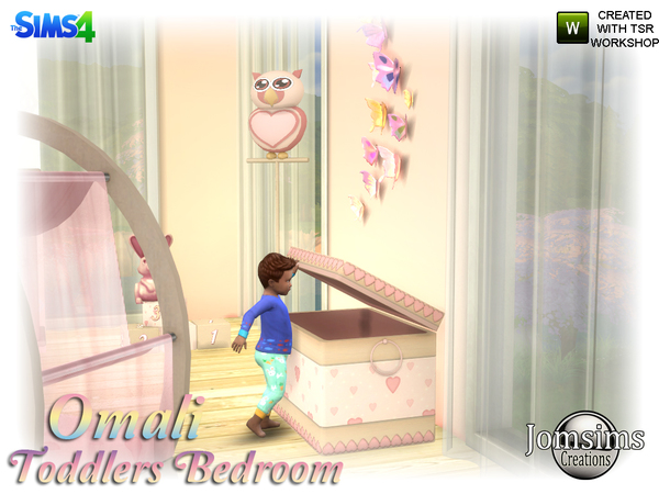 Sims 4 Omali Toddlers Bedroom by jomsims at TSR