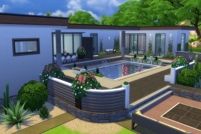 Sims 4 DK Willow Creek 1 house by Dschungelkatze at Blacky’s Sims Zoo