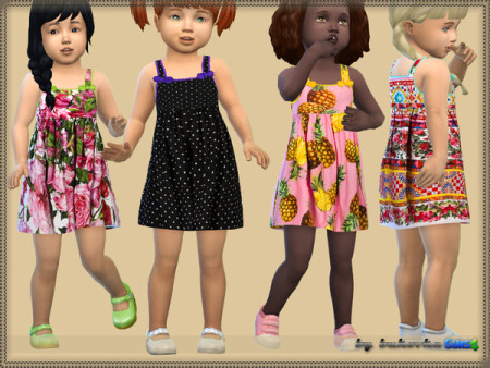 Sundress & Bows by bukovka at TSR » Sims 4 Updates