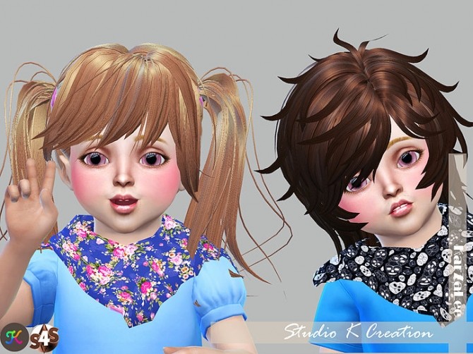 Sims 4 Triangle Scarf toddler at Studio K Creation