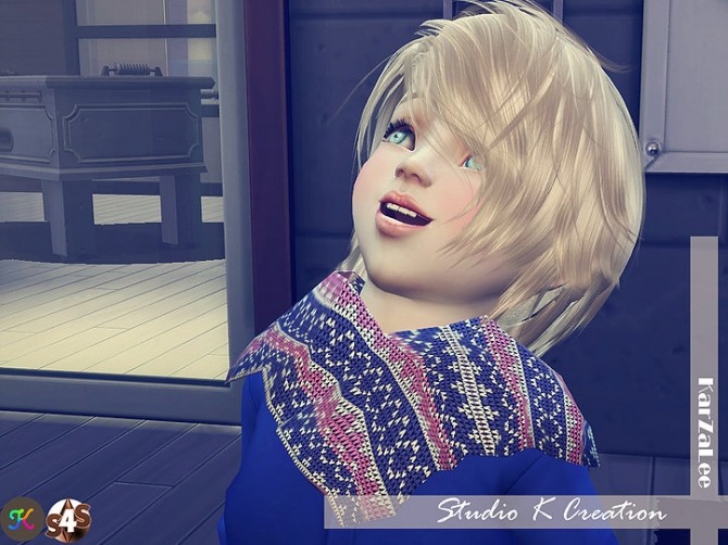 Sims 4 Triangle Scarf toddler at Studio K Creation