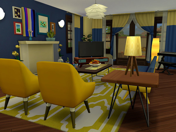Sims 4 Monaco house NoCC by sharon337 at TSR