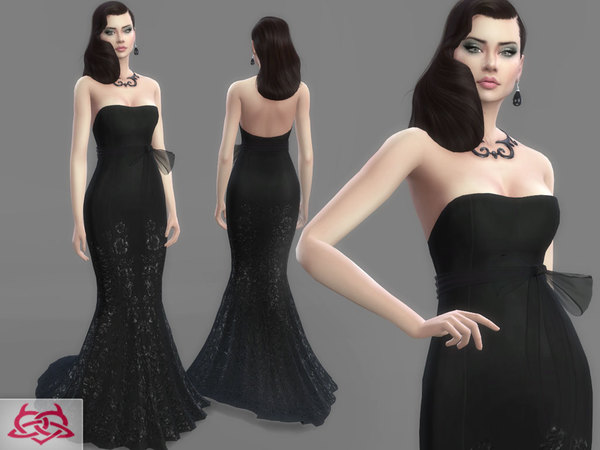 Sims 4 Wedding Dress 4 by Colores Urbanos at TSR