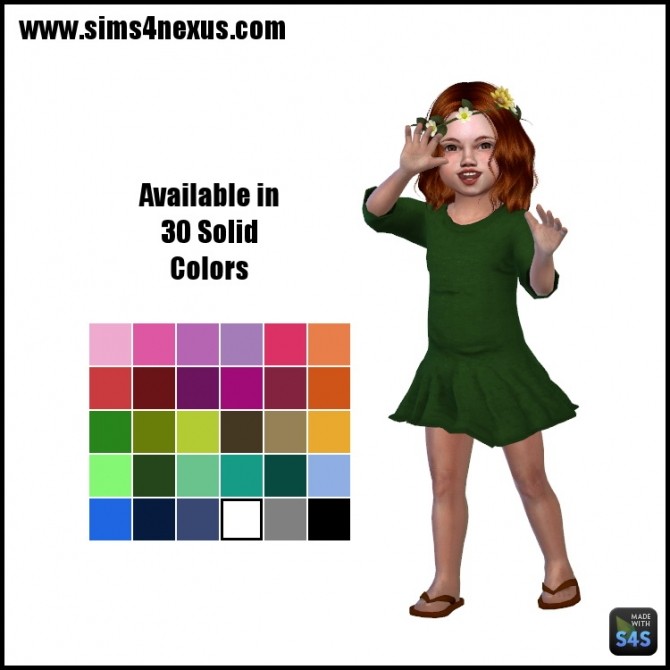 Sims 4 Simply Sweet dress by SamanthaGump at Sims 4 Nexus