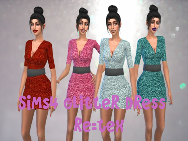 Sims 4 Glitter Dress at RaRa SIMS