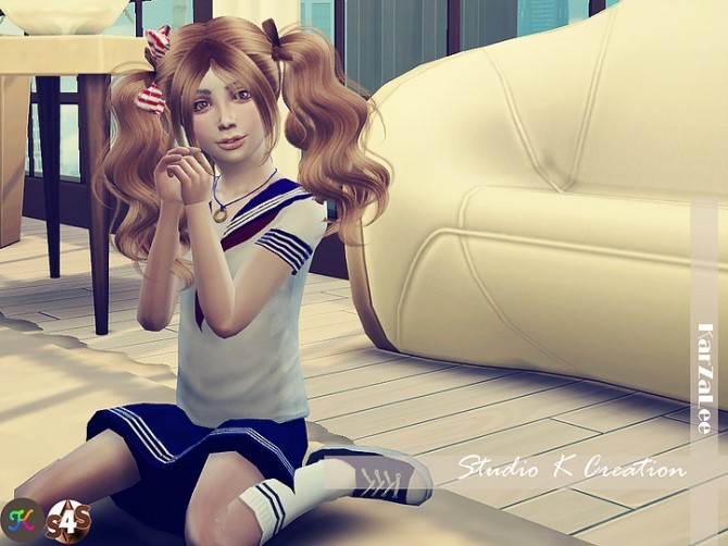 Sims 4 Sailor uniform for child version at Studio K Creation