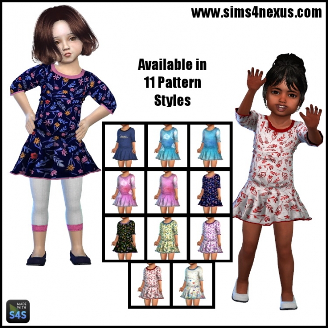 Simply Sweet dress by SamanthaGump at Sims 4 Nexus » Sims 4 Updates