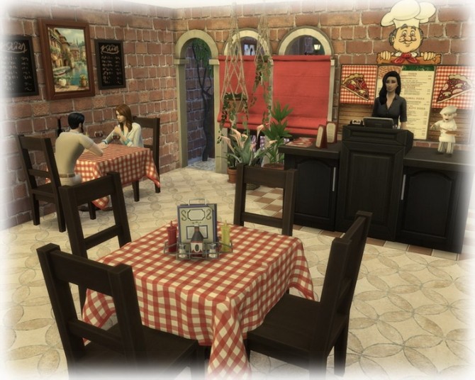 Sims 4 Pizzeria at Nagvalmi