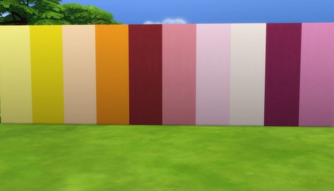 Sims 4 Color Me Gorgeous Painted Walls by Snowhaze at Mod The Sims