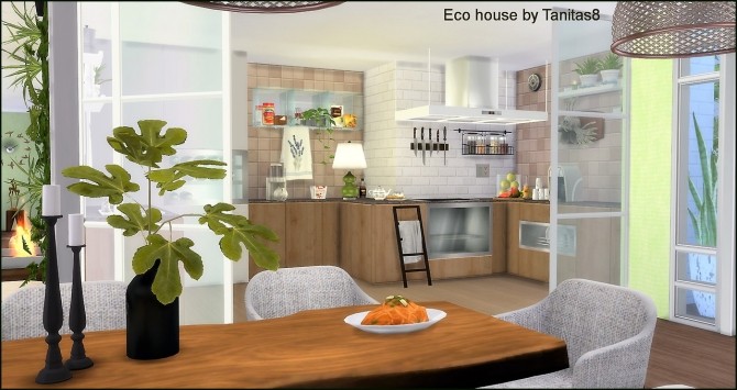 Sims 4 Eco house at Tanitas8 Sims