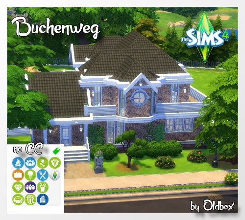 Sims 4 Family house by Oldbox at All 4 Sims