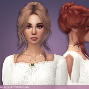 Goddess Braids at Nolan Sims » Sims 4 Updates