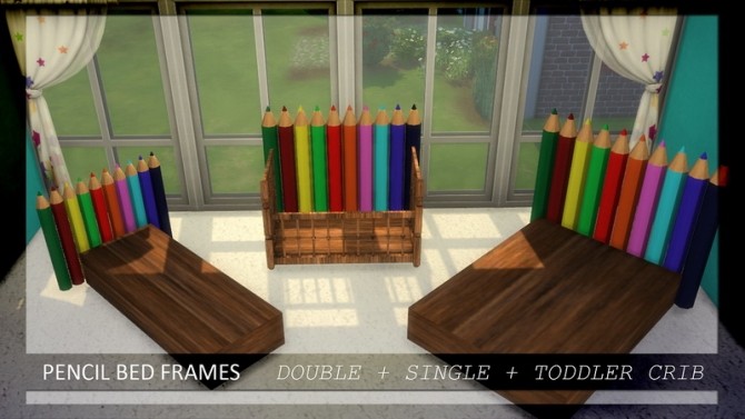 sims 4 custom content bed frames