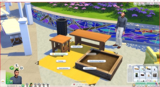 Sims 4 Sell more self made Woodwork at the Flea Market by LittleMsSam