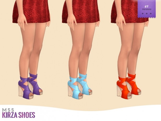 Sims 4 Kirza Shoes by midnightskysims at SimsWorkshop