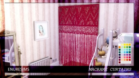 Macramé Curtains at Enure Sims