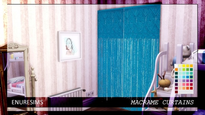 Sims 4 Macramé Curtains at Enure Sims