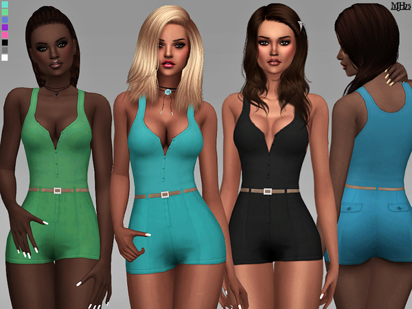 Sims 4 Reve Jumpsuit by Margeh 75 at TSR