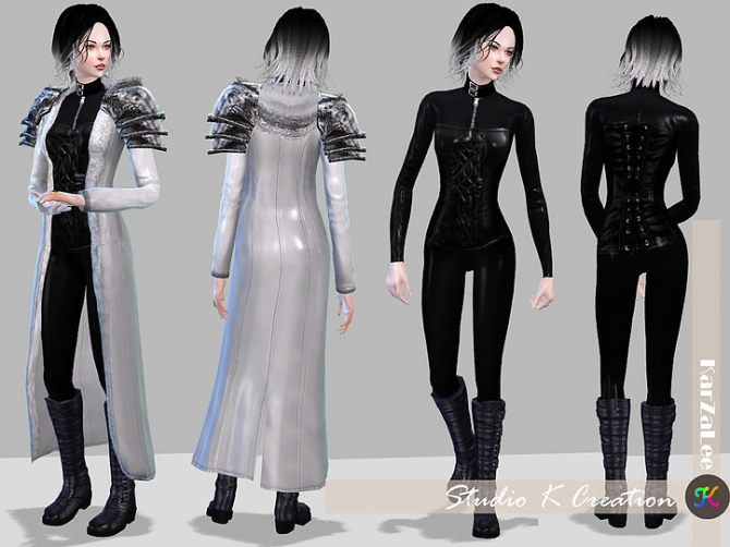 Underworld Blood Wars full outfit at Studio K-Creation » Sims 4 Updates