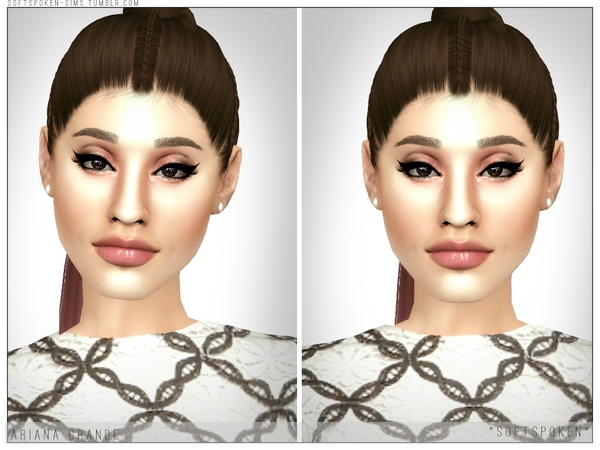 Sims 4 Ariana Grande by Softspoken2 at TSR