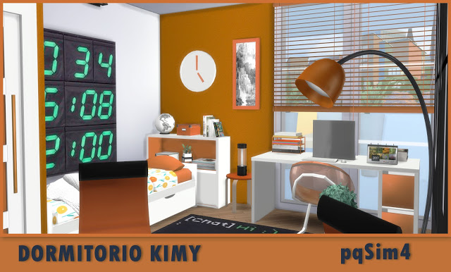 Sims 4 Kimy bedroom at pqSims4