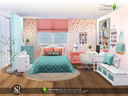 Jules bedroom by SIMcredible at TSR » Sims 4 Updates