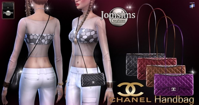 Sims 4 Handbag at Jomsims Creations