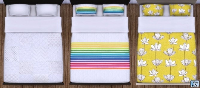 Sims 4 Chloe bedding by OM at Sims 4 Studio