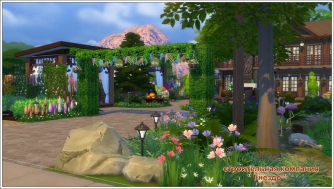 Sims 4 Summer day restaurant at Sims by Mulena